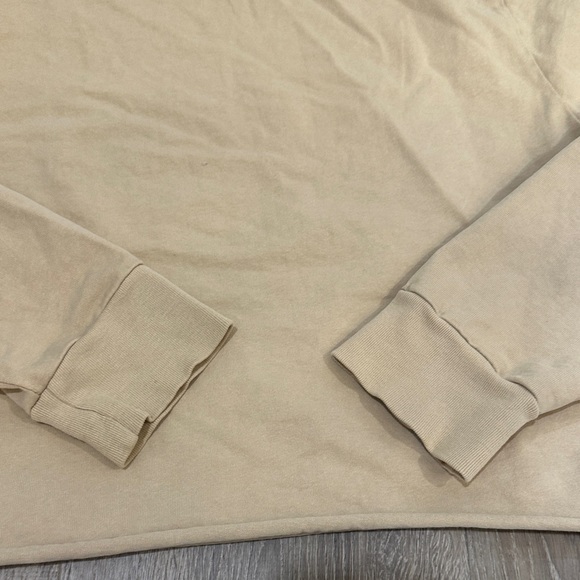 Brandy Melville Tan Cropped Sweatshirt - Picture 6 of 6